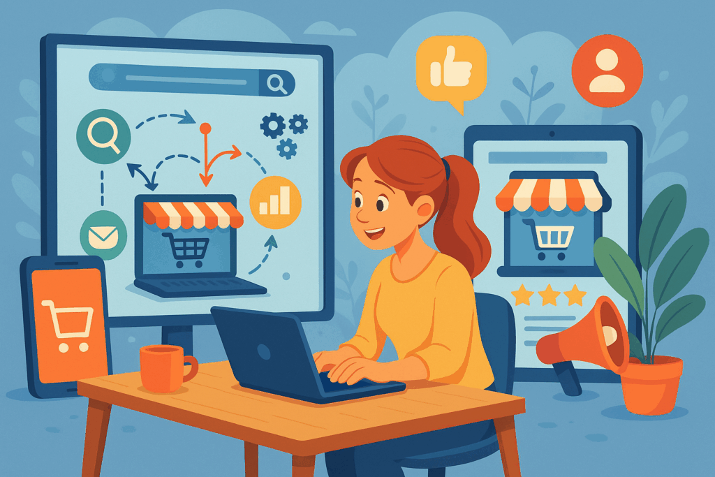 Online marketing strategie webshops